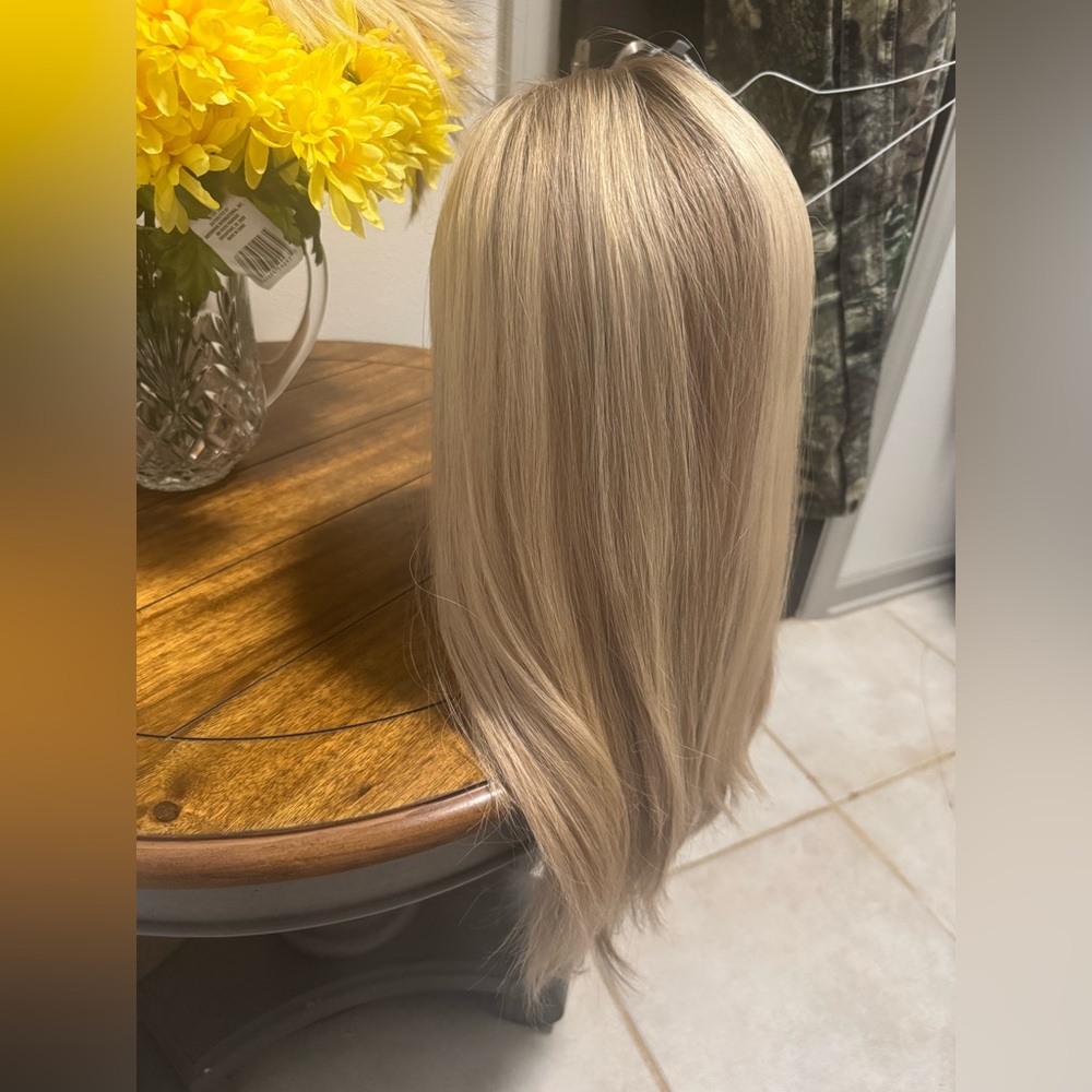 Madison Hair Collection 24" Silk Hair Topper 9"x9" Large Base NEW PICS ADDED - Picture 4 of 17